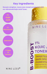 NINELESS - B-Boost 1% Kojic Acid Toner 200ml